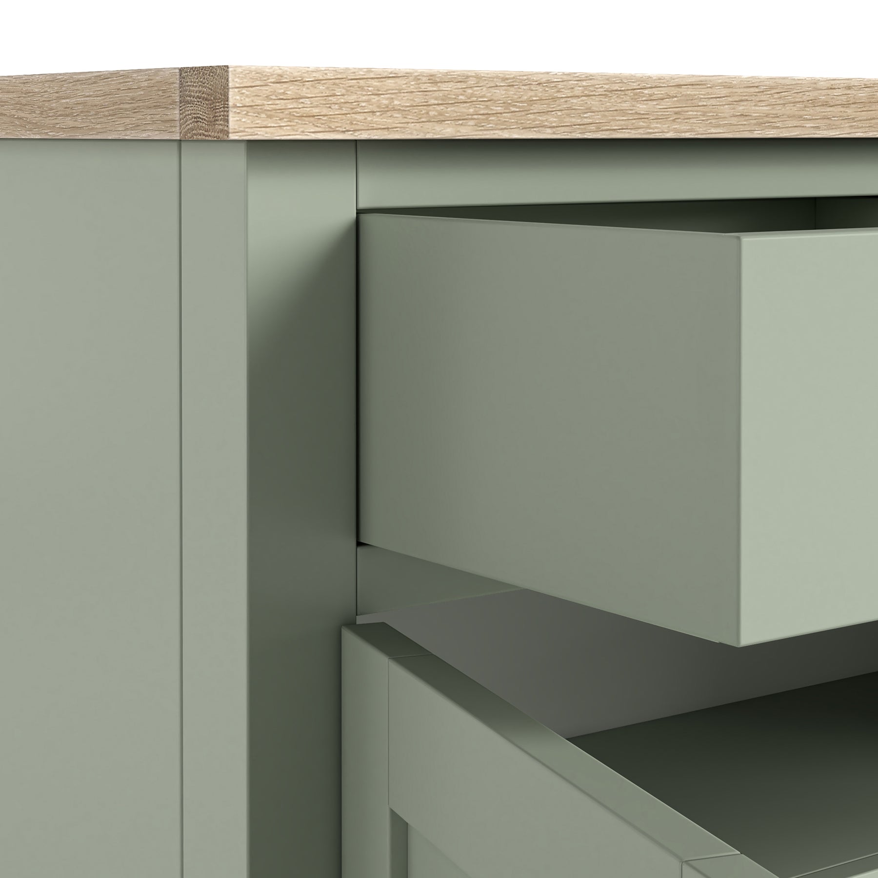 Farrow Mini Sideboard Washed Oak Sage from Roseland Furniture