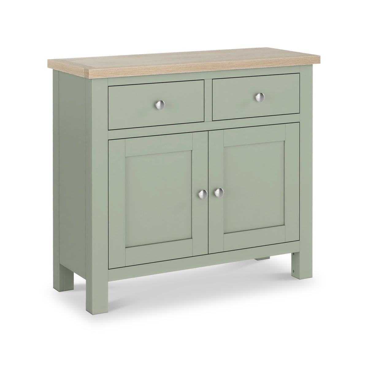 Farrow Sage Small Sideboard with metal handles from Roseland Furniture