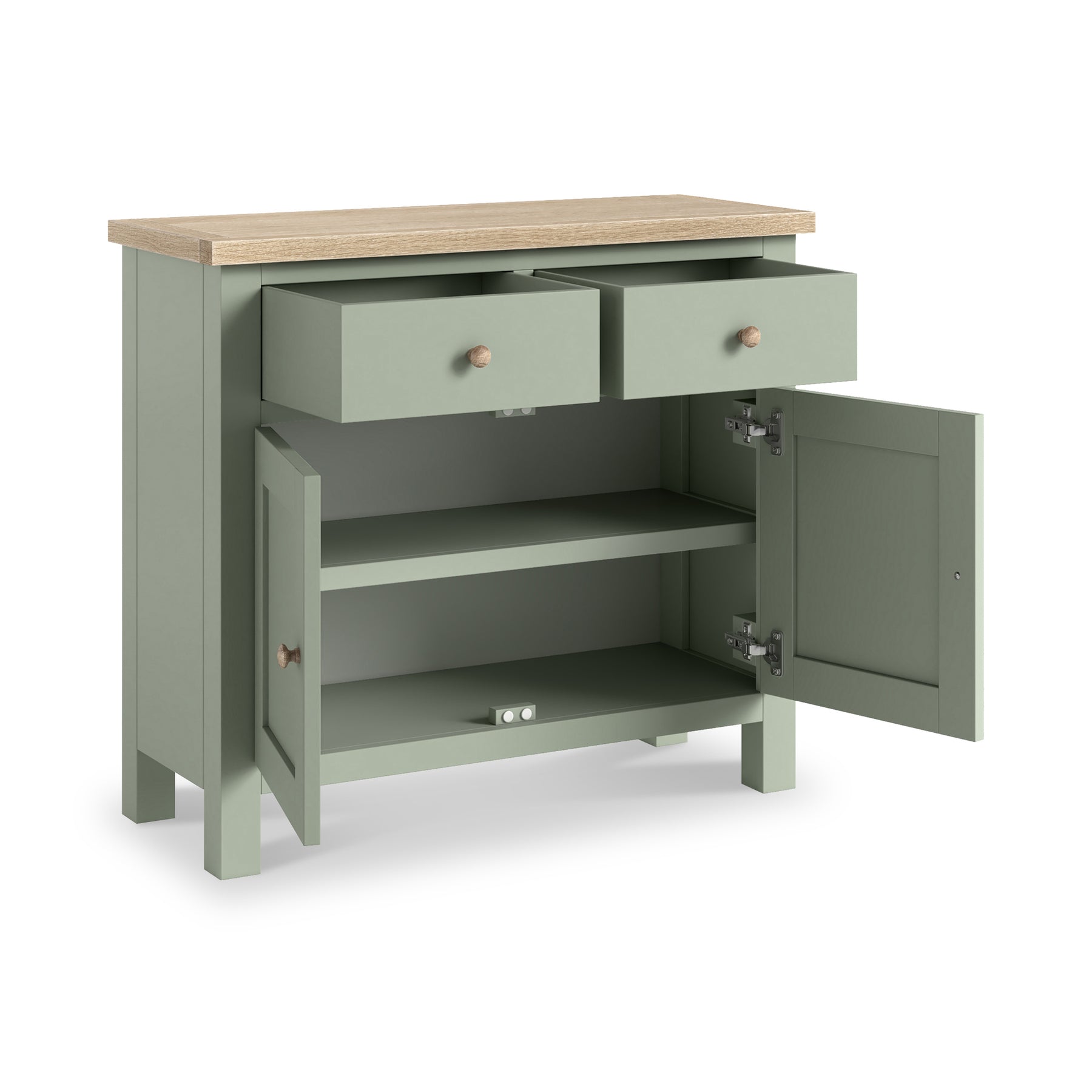 Farrow Small Sideboard Washed Oak Sage from Roseland Furniture