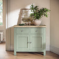 Farrow Small Sideboard Washed Oak Sage from Roseland Furniture