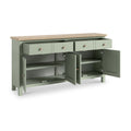 Farrow Extra Large Sideboard Washed Oak Sage from Roseland Furniture