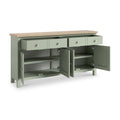 Farrow Extra Large Sideboard Washed Oak Sage from Roseland Furniture