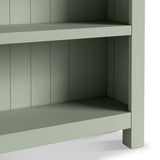 Farrow Large Bookcase Washed Oak Sage from Roseland Furniture