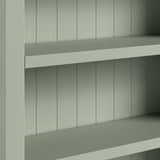 Farrow Large Bookcase Washed Oak Sage from Roseland Furniture