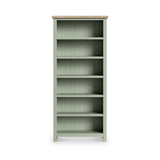 Farrow Large Bookcase Washed Oak Sage from Roseland Furniture