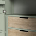 Farrow Kitchen Larder Unit Washed Oak Sage from Roseland Furniture