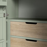 Farrow Kitchen Larder Unit Washed Oak Sage from Roseland Furniture
