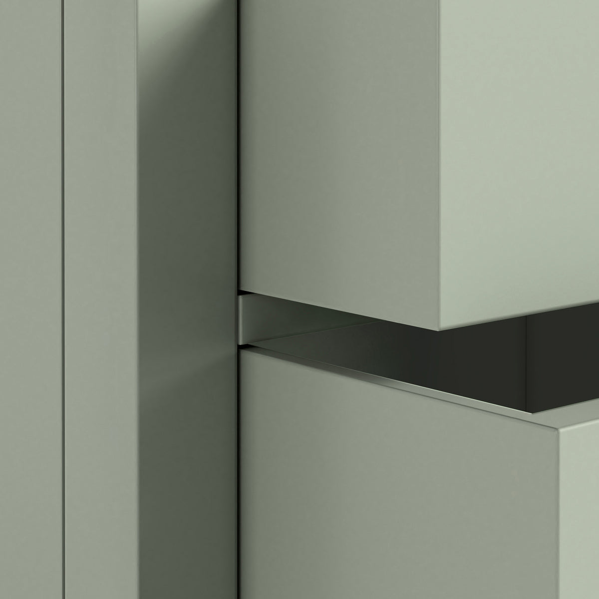 Farrow Slim Bedside Washed Oak Sage from Roseland Furniture