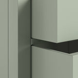 Farrow Slim Bedside Washed Oak Sage from Roseland Furniture