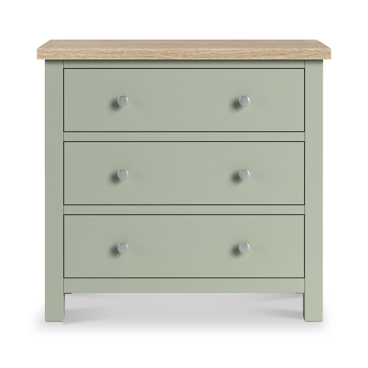 Farrow 3 Drawer Chest Washed Oak Sage from Roseland Furniture