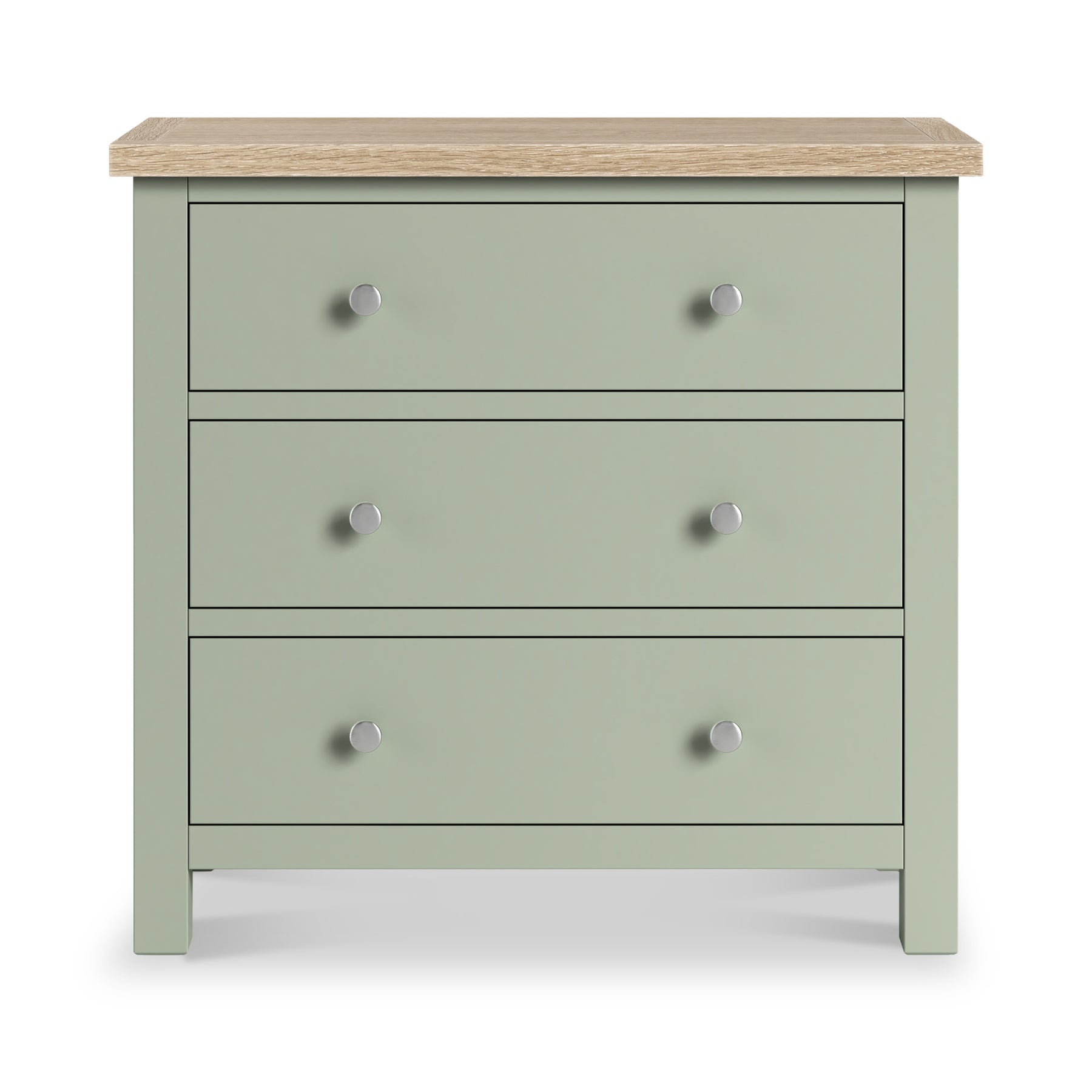 Farrow 3 Drawer Chest Washed Oak Sage from Roseland Furniture