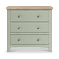 Farrow 3 Drawer Chest Washed Oak Sage from Roseland Furniture