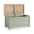 Farrow Blanket Box Washed Oak Sage from Roseland Furniture