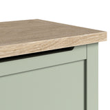 Farrow Blanket Box Washed Oak Sage from Roseland Furniture