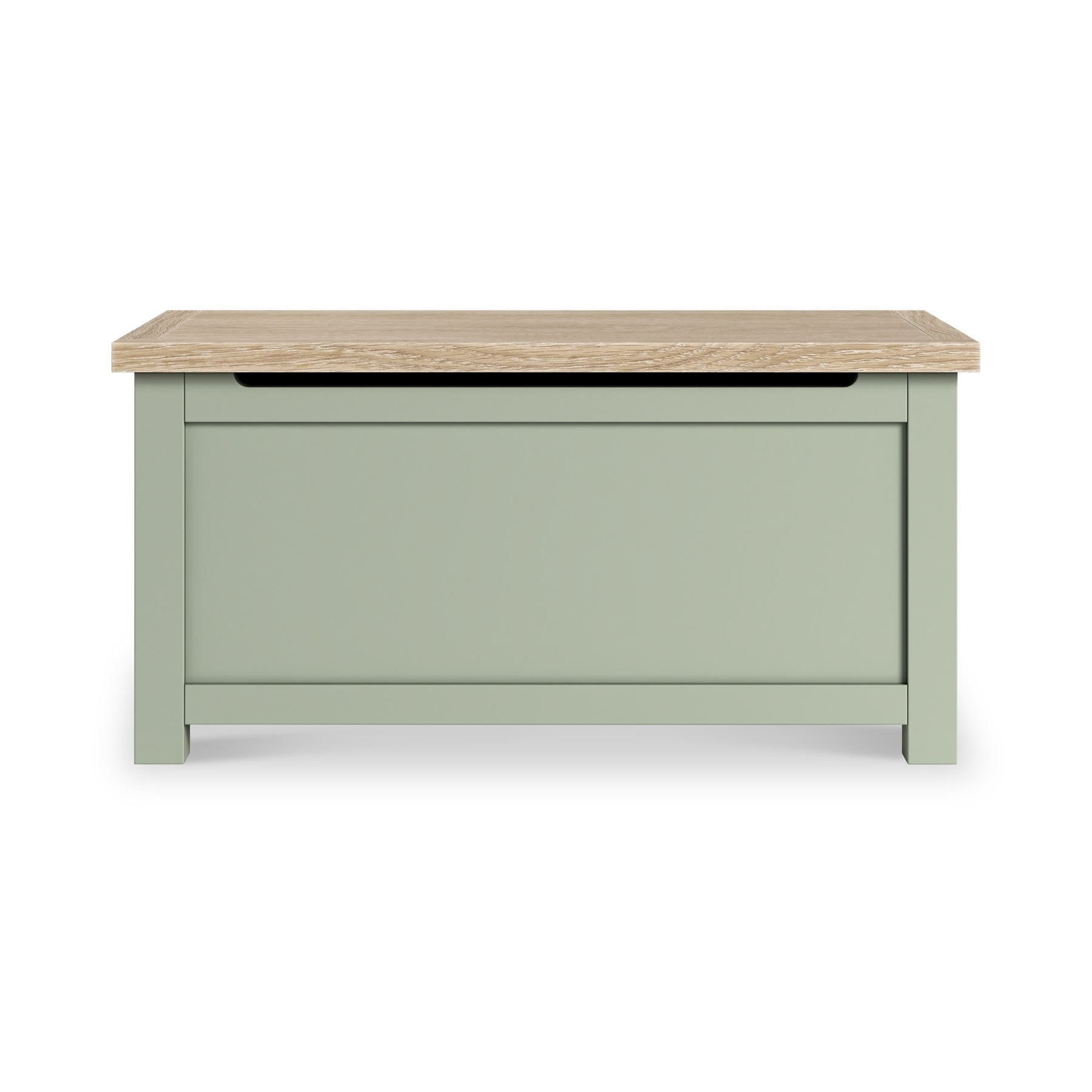 Farrow Blanket Box Washed Oak Sage from Roseland Furniture