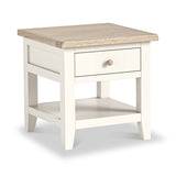 Bramley 1 Drawer Lamp Table from Roseland Furniture