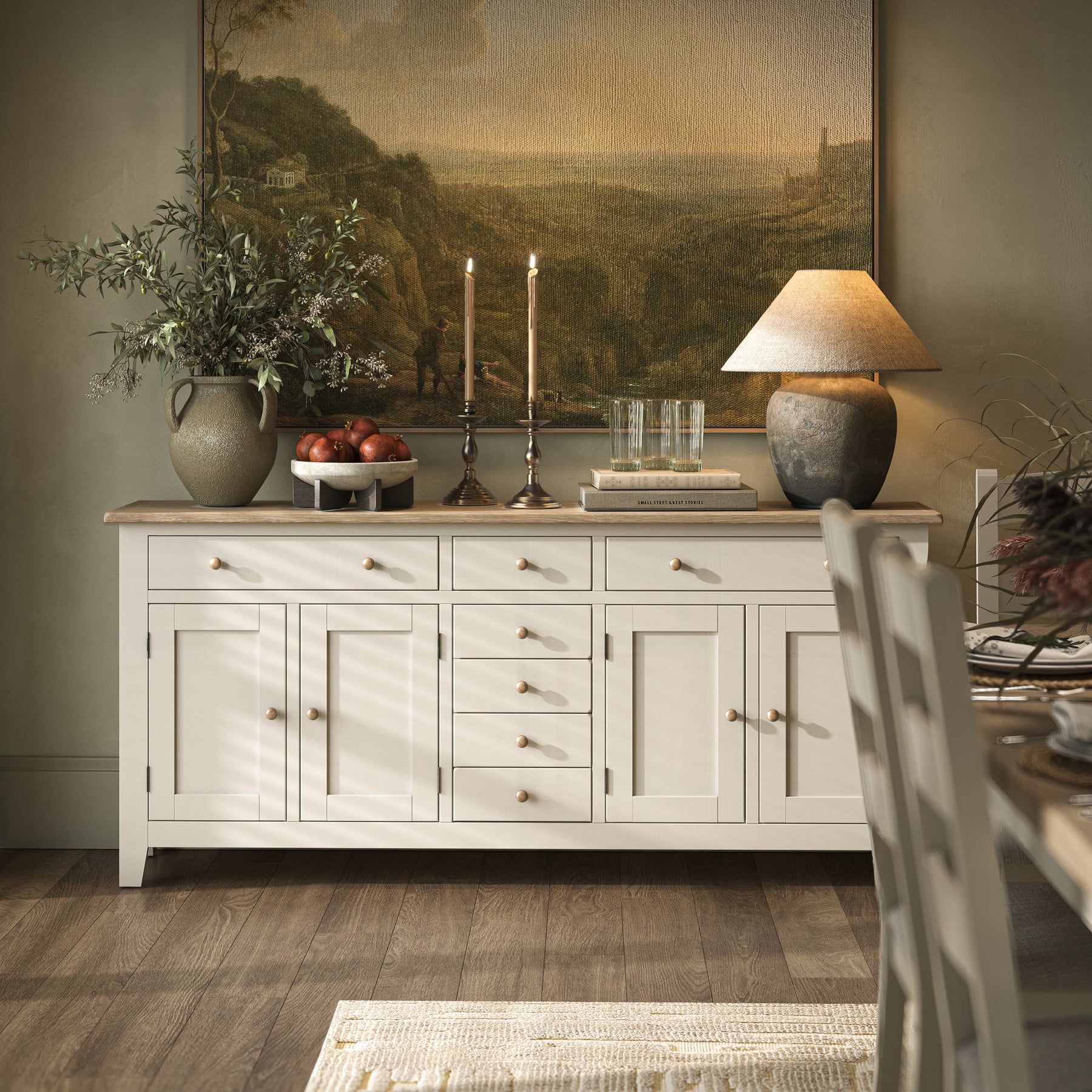 Bramley Extra Large Sideboard from Roseland Furniture