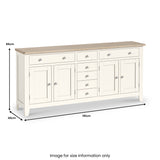 Bramley Extra Large Sideboard from Roseland Furniture