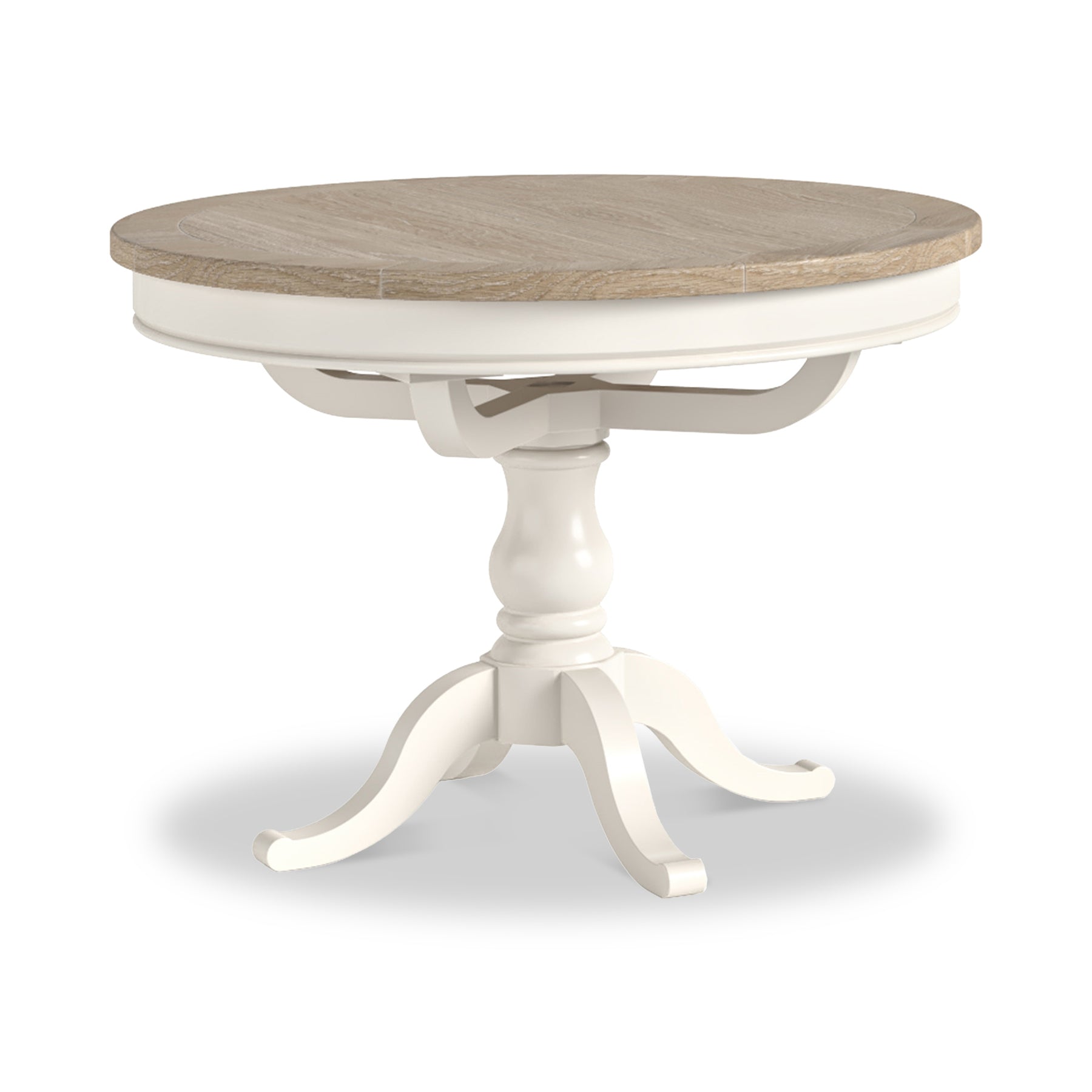 Bramley 110-140cm Extendable Round Dining Table from Roseland Furniture