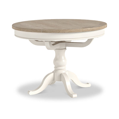 Bramley 110-140cm Extendable Round Dining Table