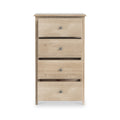 Celine Washed Oak XL 4 Drawer Tallboy Chest from Roseland Furniture