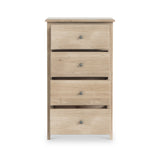 Celine Washed Oak XL 4 Drawer Tallboy Chest from Roseland Furniture