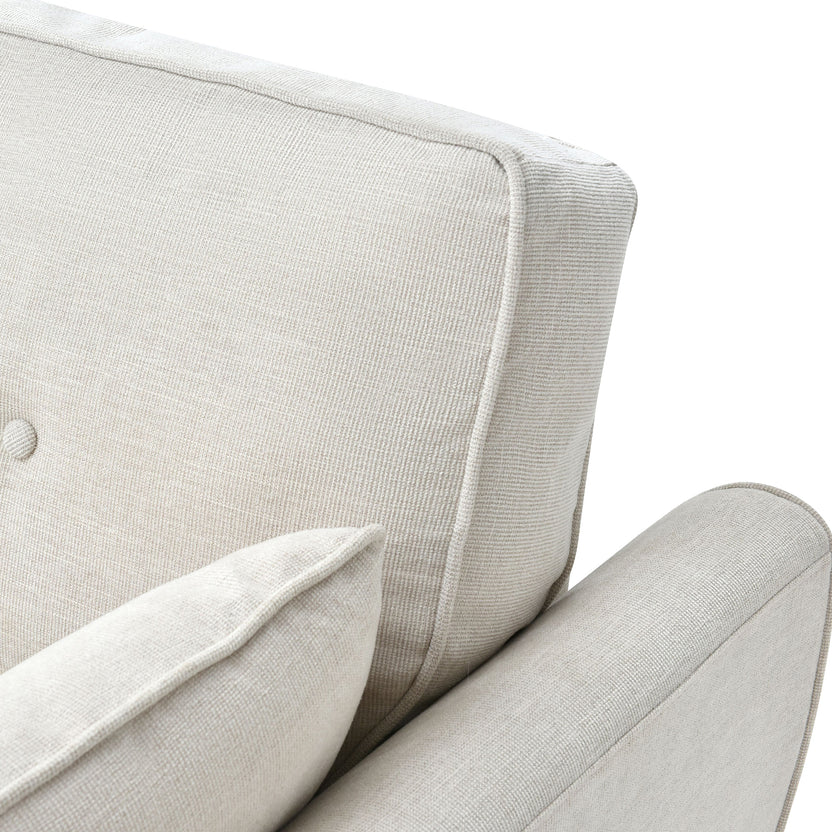 Willette Textured Corner Sofa Bed with Storage Natural Roseland