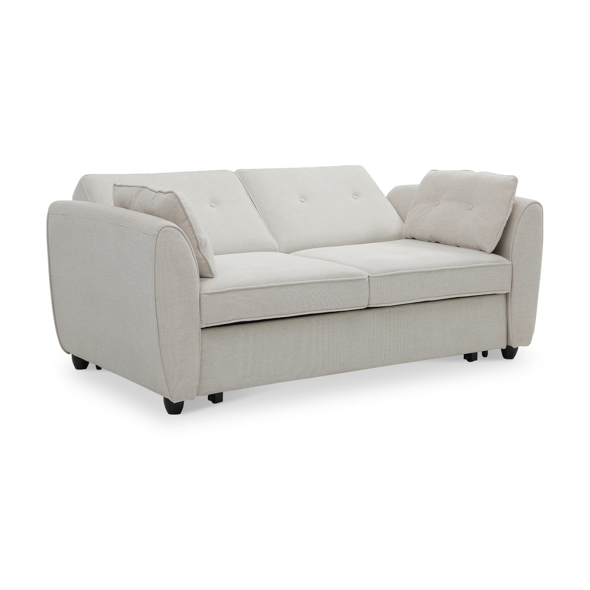 Willette 2 Seater Pop Up Sofa Bed Natural, Olive, Ink Blue Roseland