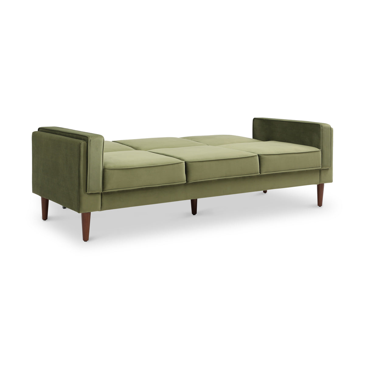 Stroud Olive 3 Seater Velvet Sofabed