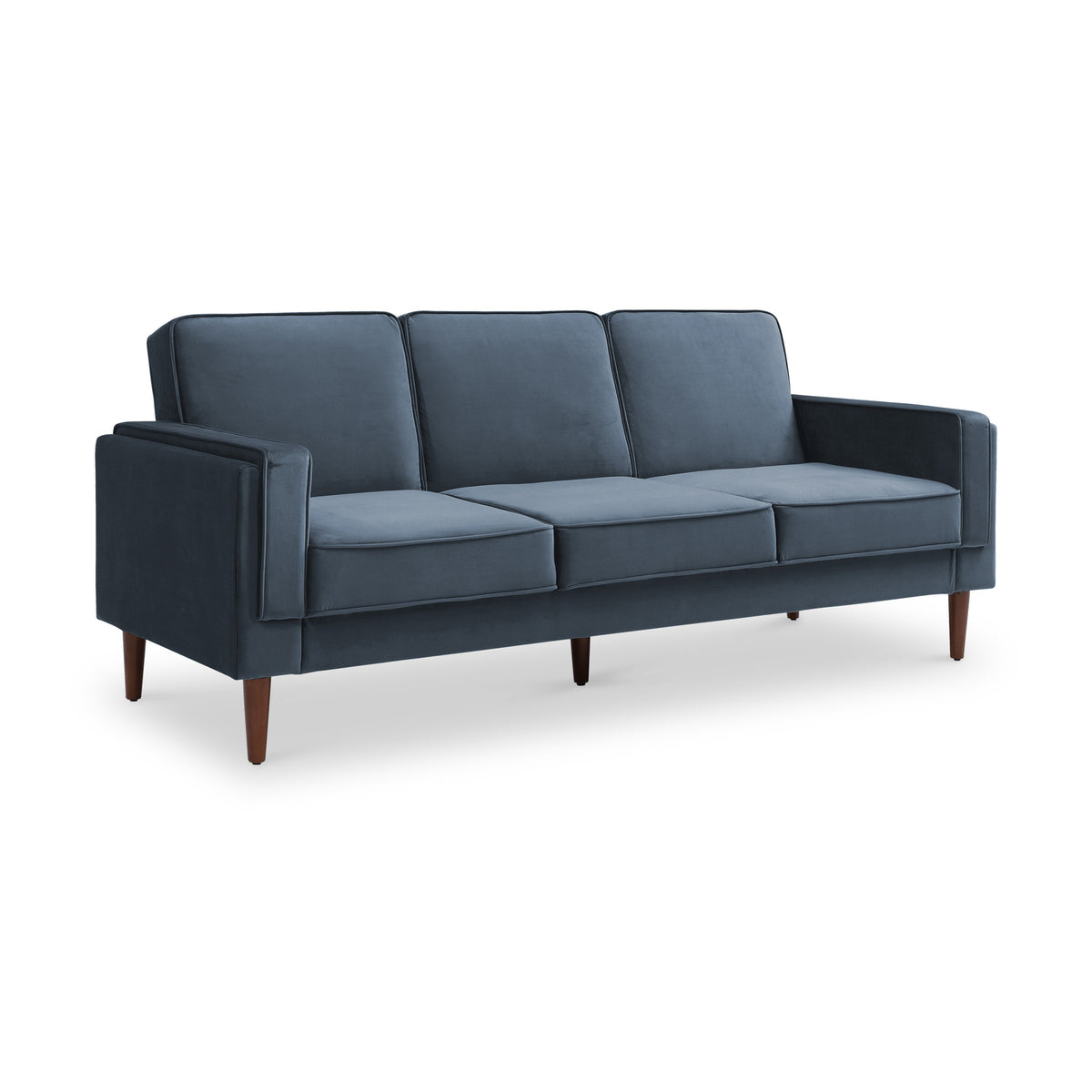 Stroud Navy 3 Seater Velvet Sofabed