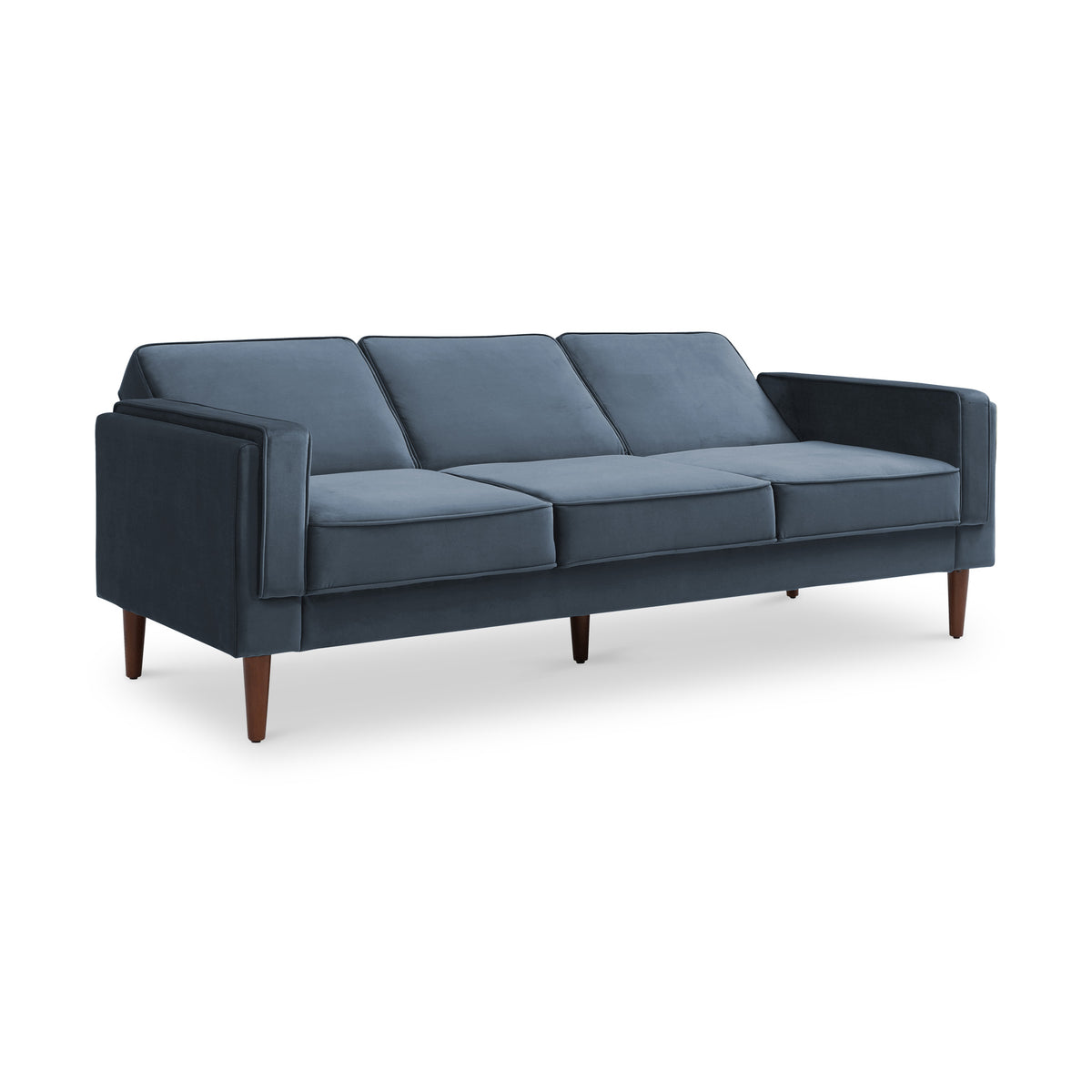 Stroud Navy 3 Seater Velvet Sofabed