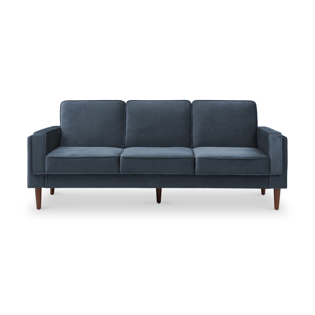 Stroud Navy 3 Seater Velvet Sofabed from Roseland Furniture