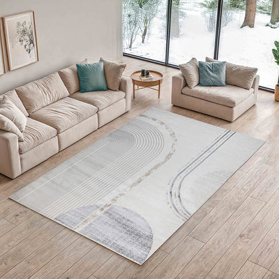 Ellison Abstract Curve Design Rug