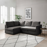 Bourton Grey Corner Sofabed