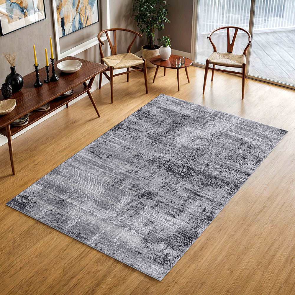 Marley Distressed Abstract Design Rug from Roseland Furniture