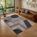 Quimby Textured Geometric Design Rug from Roseland Furniture