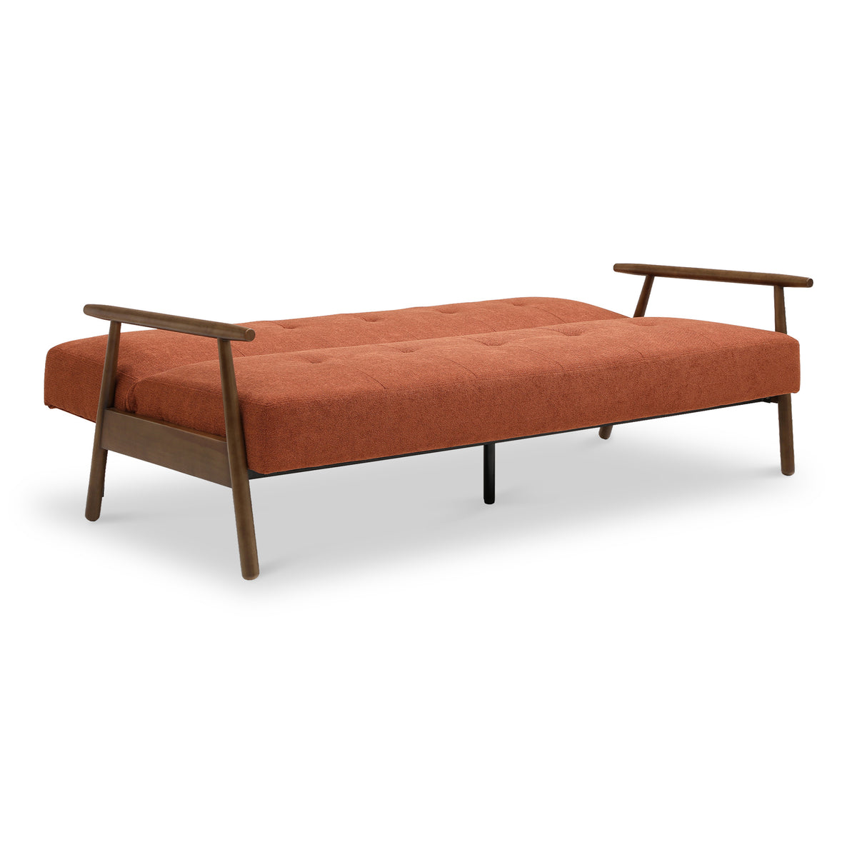 Frazier Button Back Sofa Bed Burnt Orange from Roseland Furniture