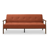 Frazier Button Back Sofa Bed Burnt Orange from Roseland Furniture