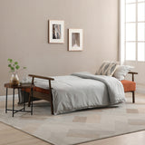 Frazier Button Back Sofa Bed Burnt Orange from Roseland Furniture