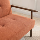 Frazier Button Back Sofa Bed Burnt Orange from Roseland Furniture