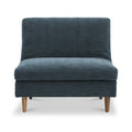 Carrington-chenille-click-clack-lounge-blue-chair from Roseland Furniture