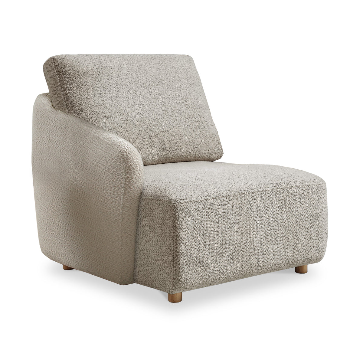 Fairfax Boucle Left Hand Facing Corner Lounge Chair from Roseland Furniture
