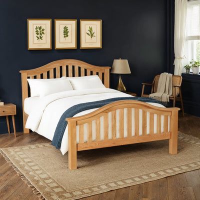 Zelah Curved Slatted Bed Frame