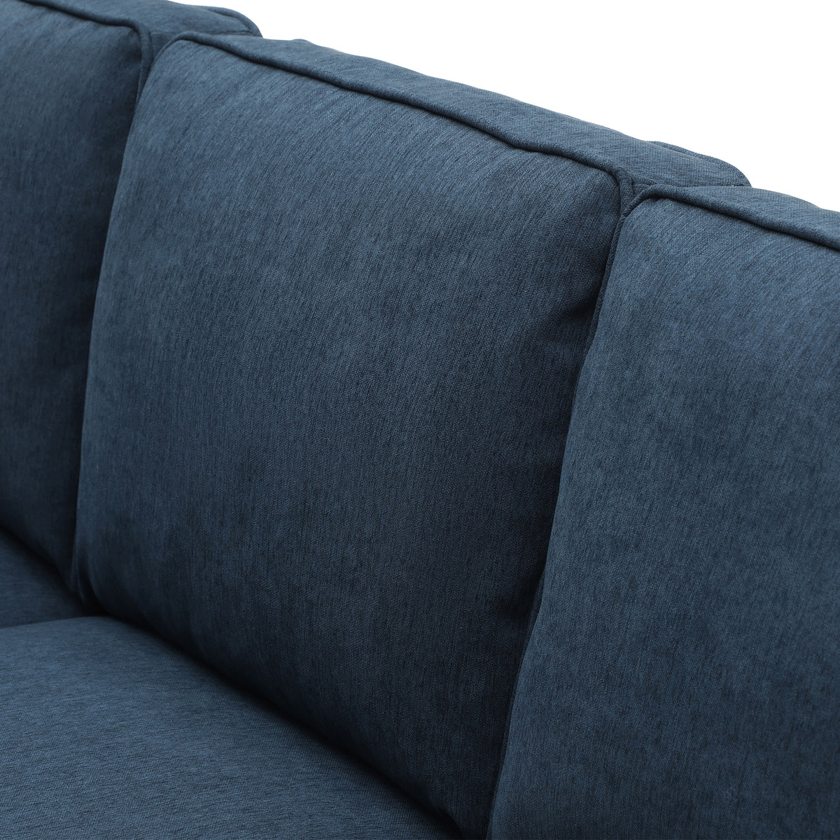 Soldier Blue 3 Seater Corner Chaise Sofa from Roseland Furniture