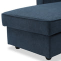 Soldier Blue 3 Seater Corner Chaise Sofa from Roseland Furniture