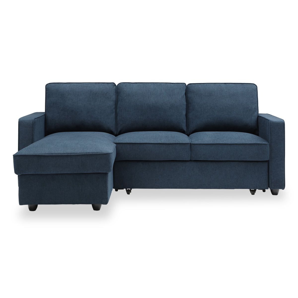 Soldier Blue 3 Seater Corner Chaise Sofa from Roseland Furniture