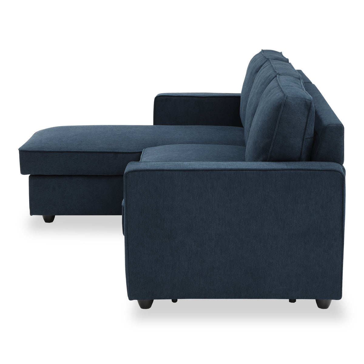 Soldier Blue 3 Seater Corner Chaise Sofa from Roseland Furniture