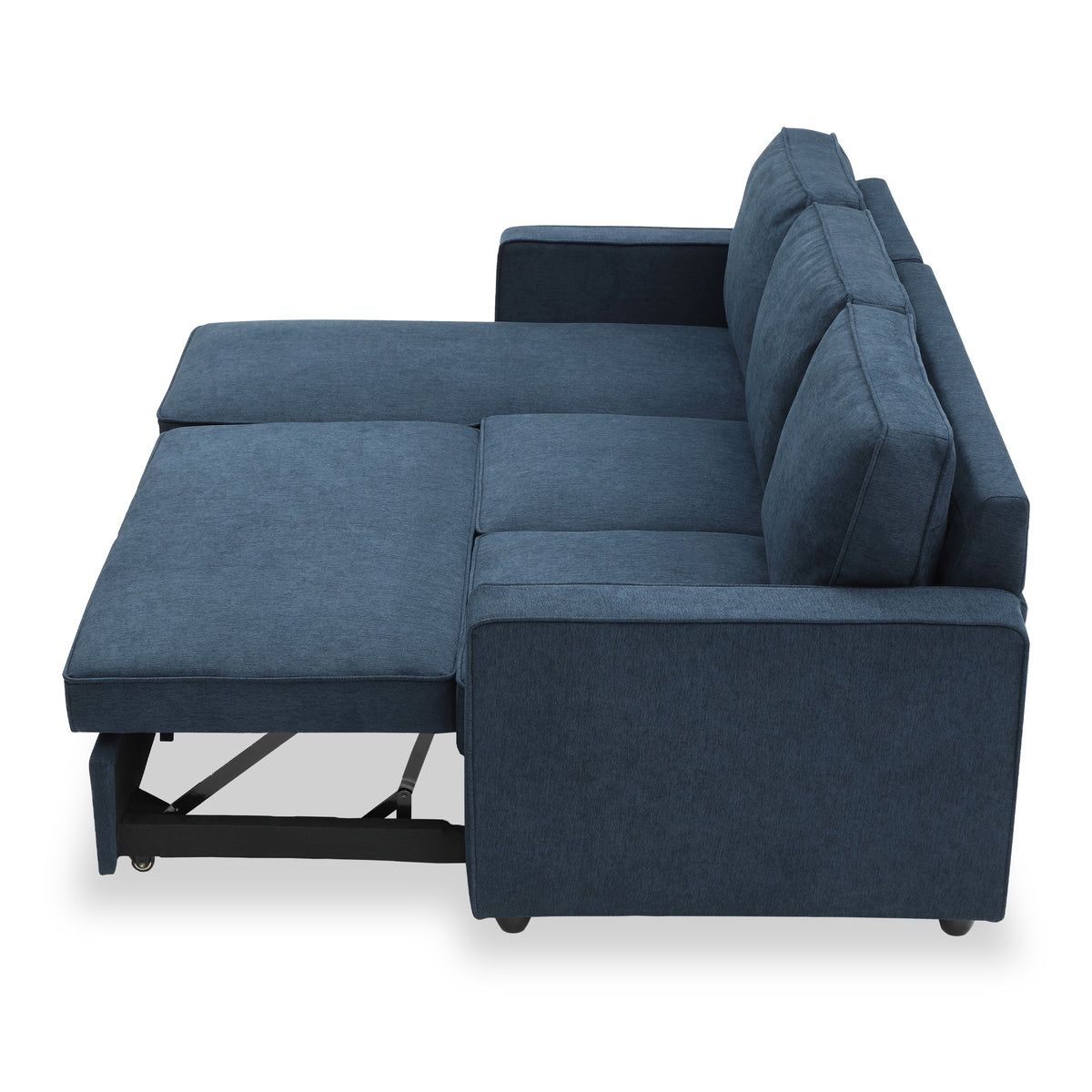 Soldier Blue 3 Seater Corner Chaise Sofa from Roseland Furniture