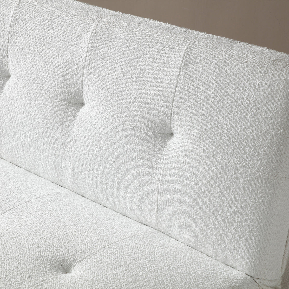 Flynn Cream Boucle Clik Clak Sofa Bed by Roseland Furniture