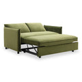 Thalia 2 Seater Olive Pop Up Sofa Bed by Roseland Furniture